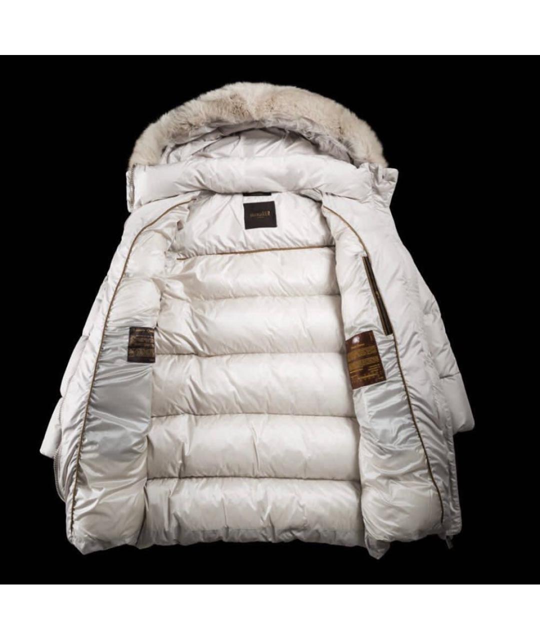 MOORER Белый пуховик, фото 5