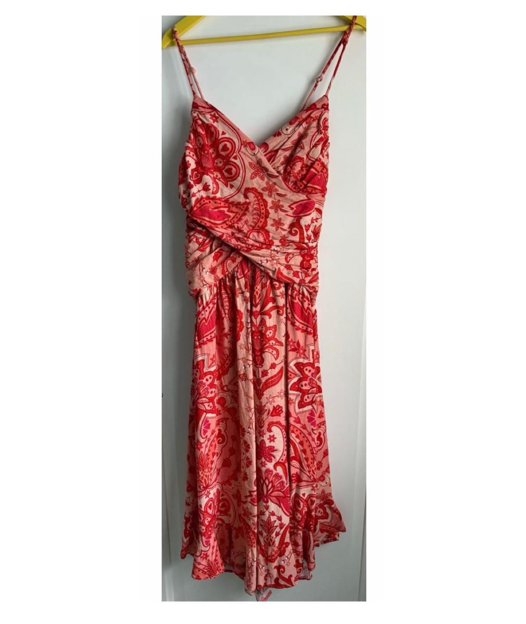 FARM RIO Красный льняной сарафан, фото 2