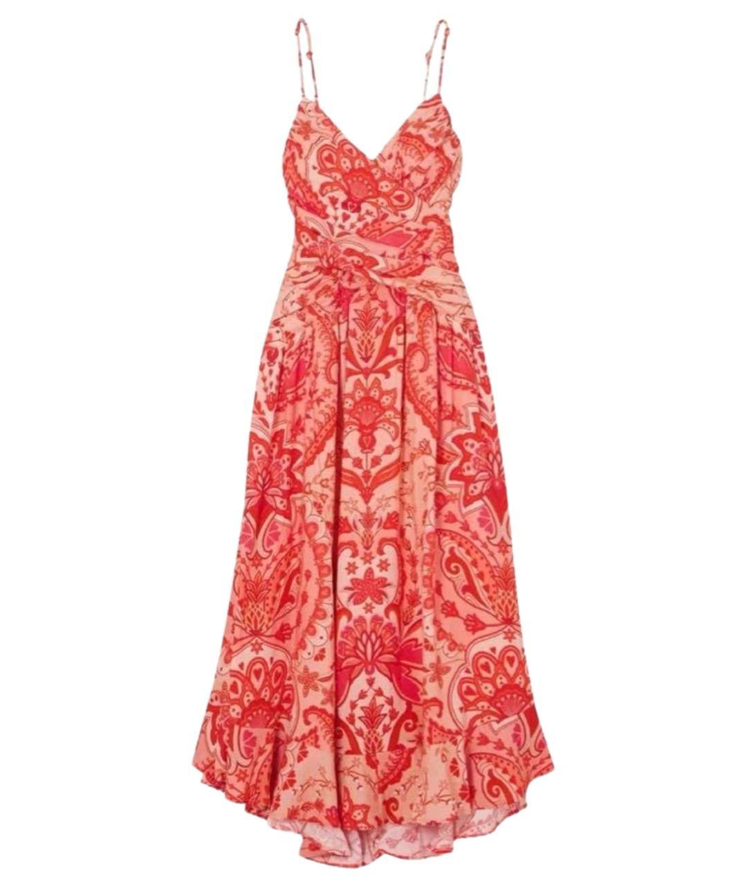 FARM RIO Красный льняной сарафан, фото 1