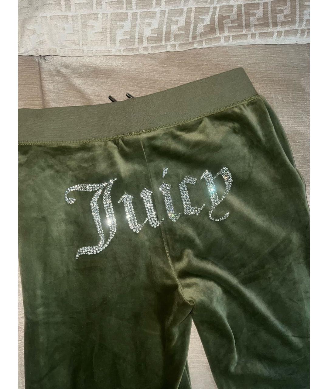 JUICY COUTURE Хаки велюровый спортивные костюмы, фото 8
