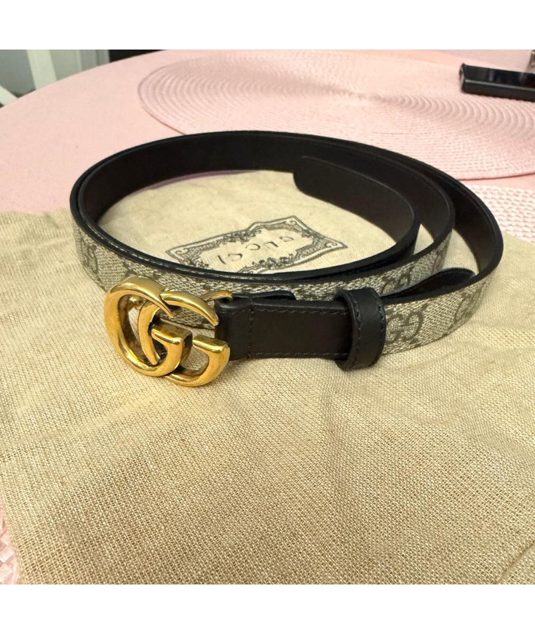 GUCCI Коричневый ремень, фото 3