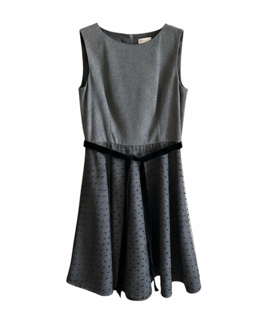 RED VALENTINO Серое хлопковое повседневное платье, фото 1