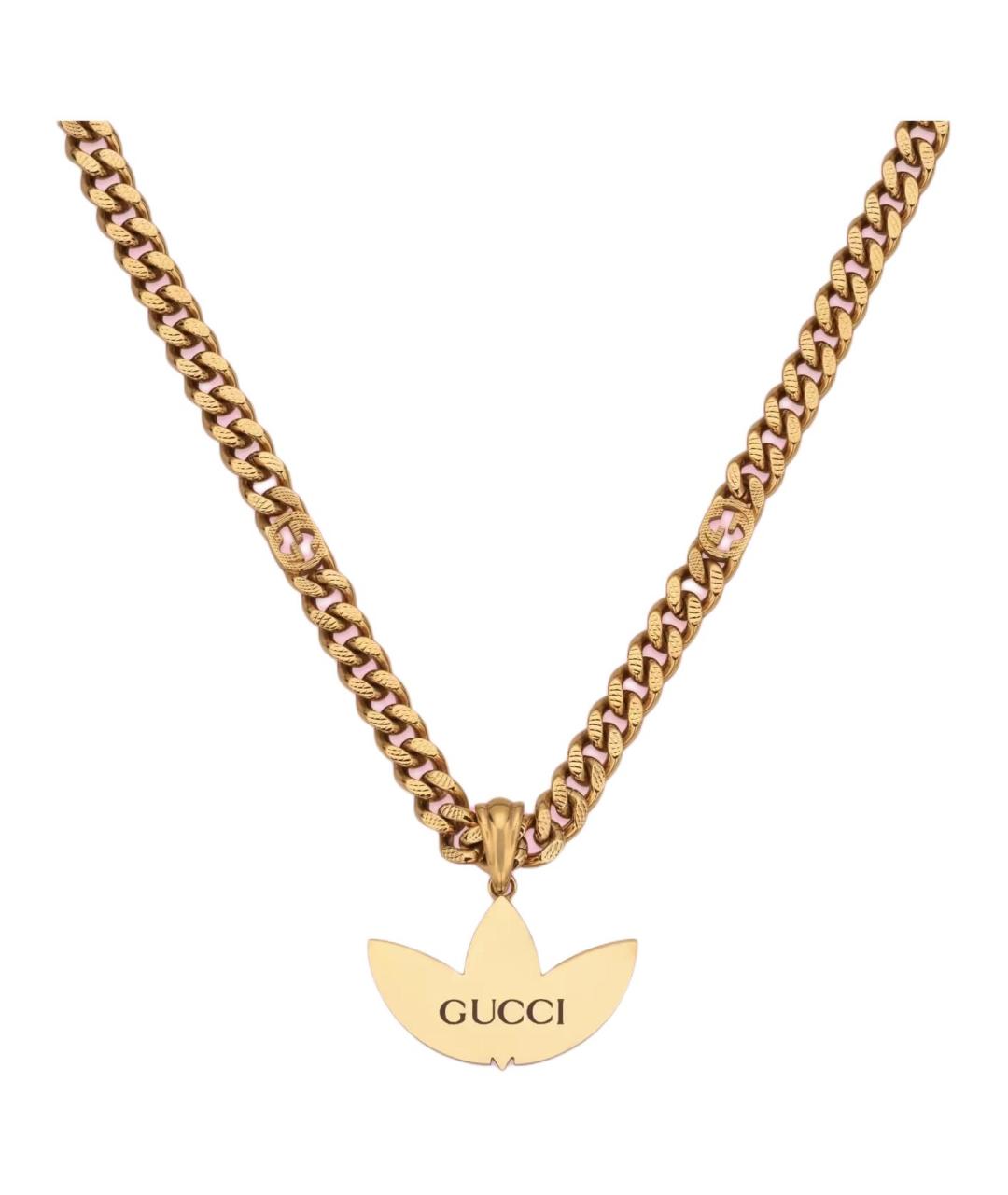 GUCCI Золотая металлическая подвеска, фото 1