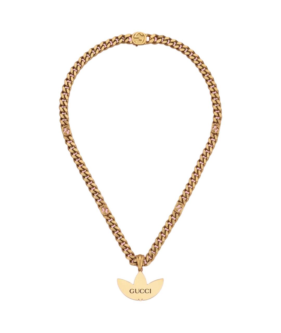 GUCCI Золотая металлическая подвеска, фото 2