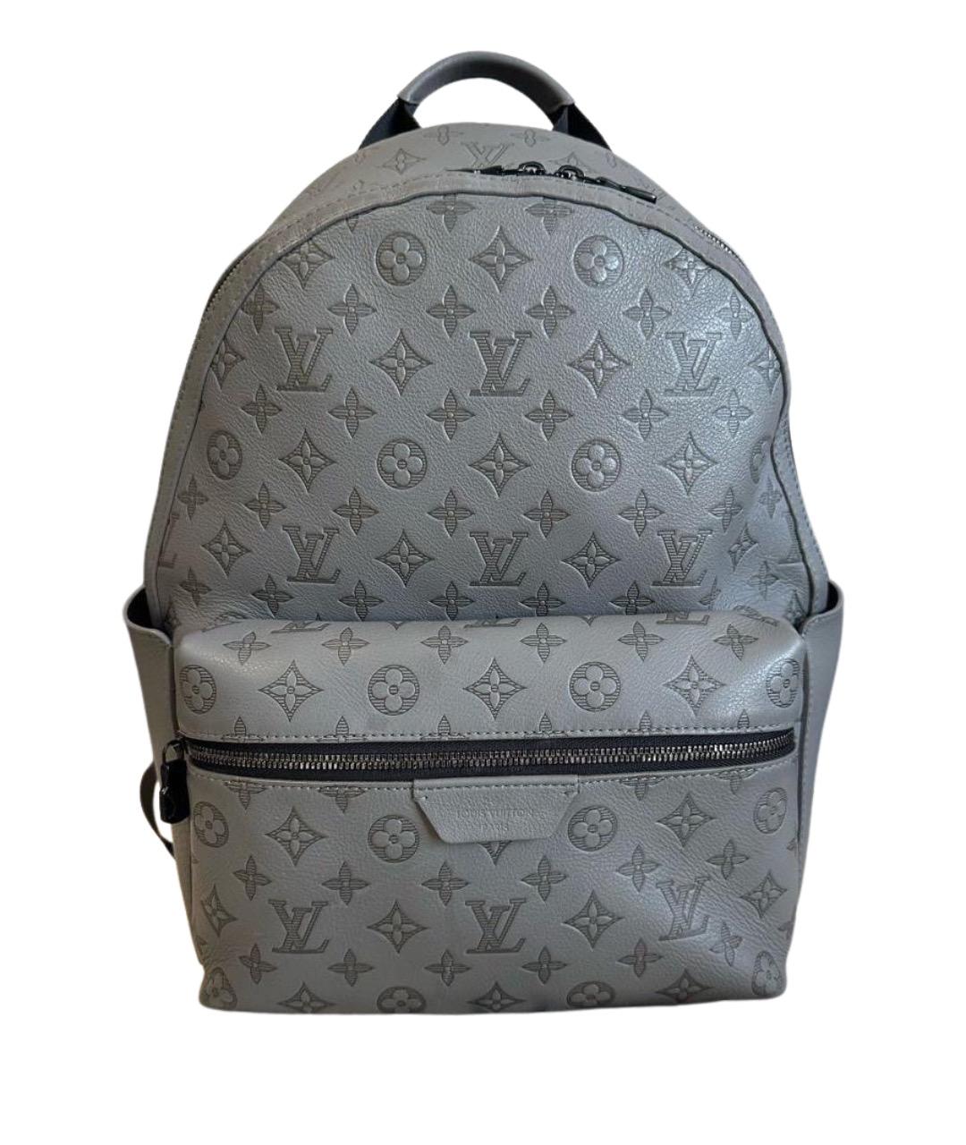 LOUIS VUITTON Серый кожаный рюкзак, фото 1