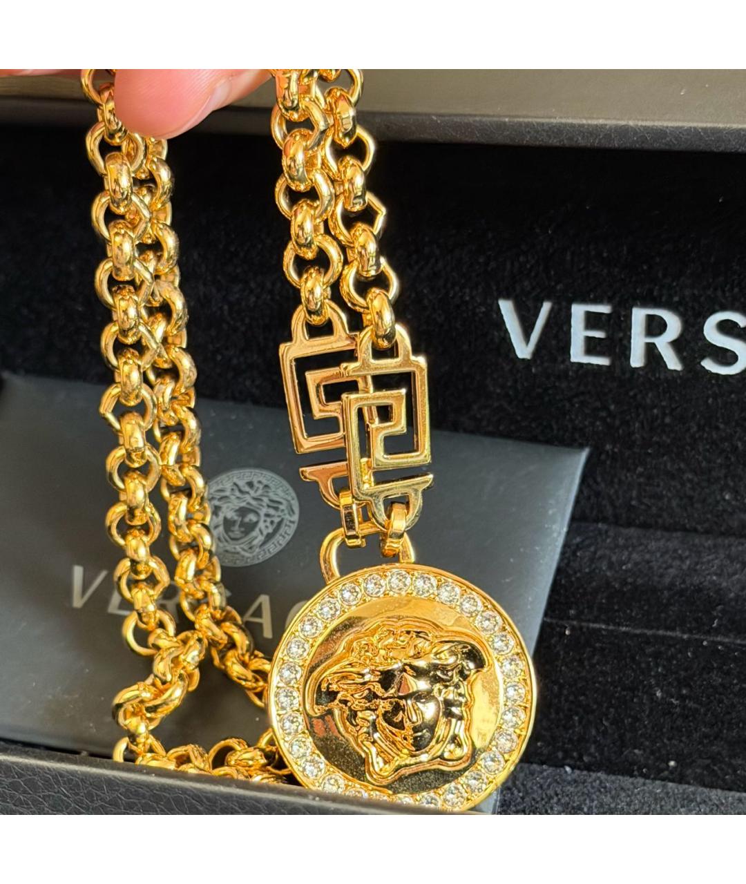 VERSACE Золотое колье, фото 3
