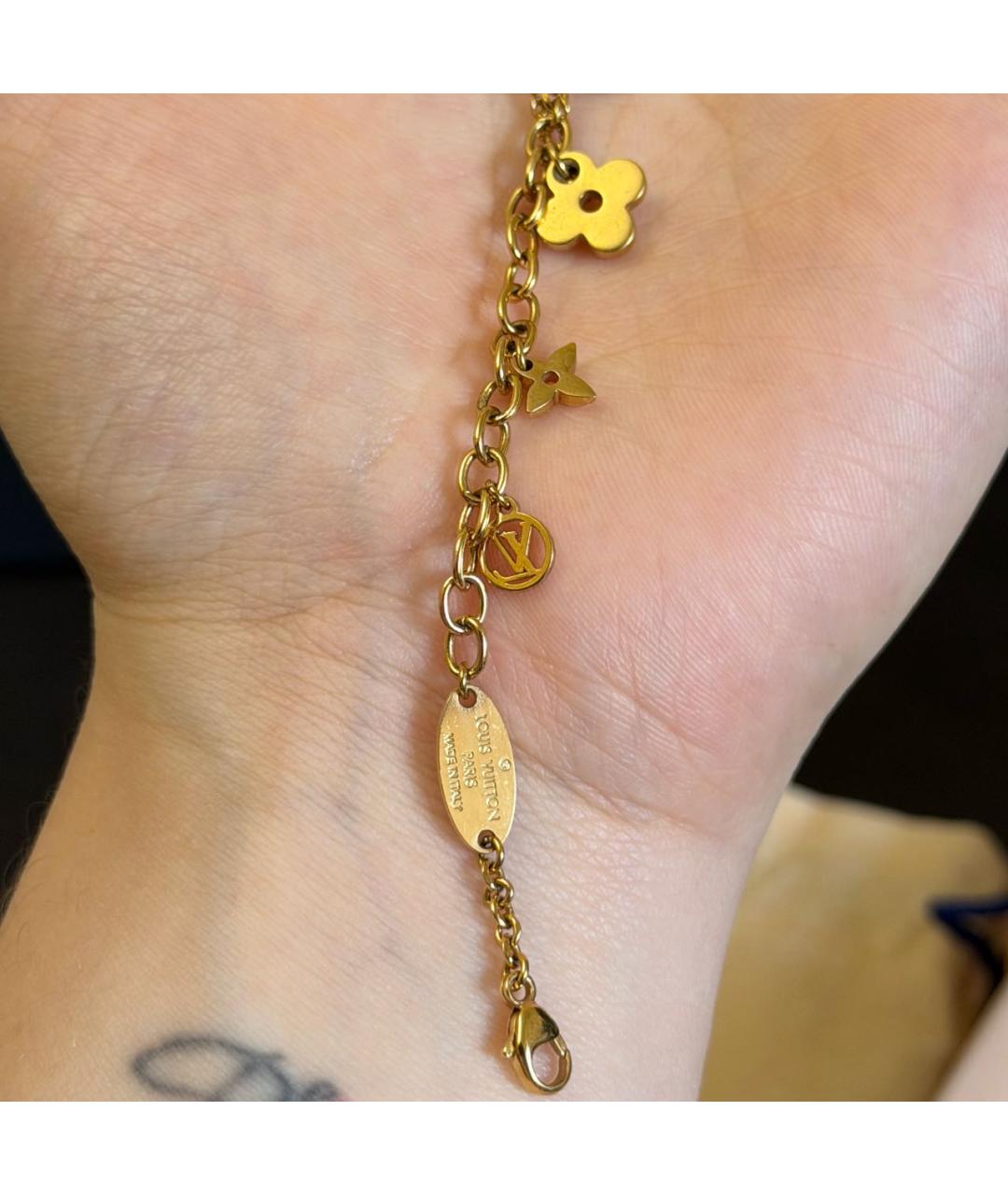 LOUIS VUITTON Золотой браслет, фото 4