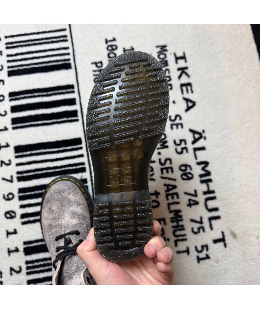 DR. MARTENS Серые ботинки, фото 5