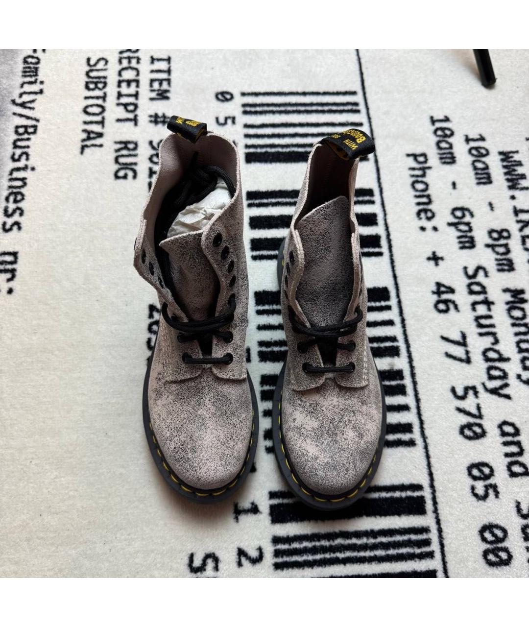 DR. MARTENS Серые ботинки, фото 2