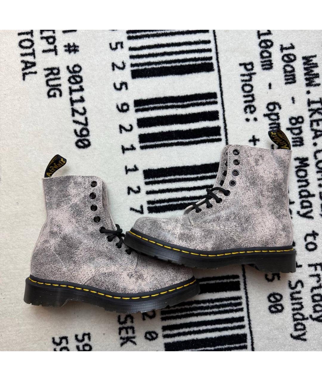 DR. MARTENS Серые ботинки, фото 6