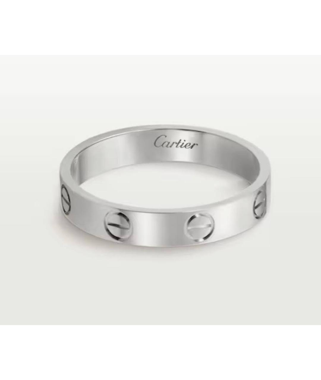 CARTIER Серебряное кольцо из белого золота, фото 5