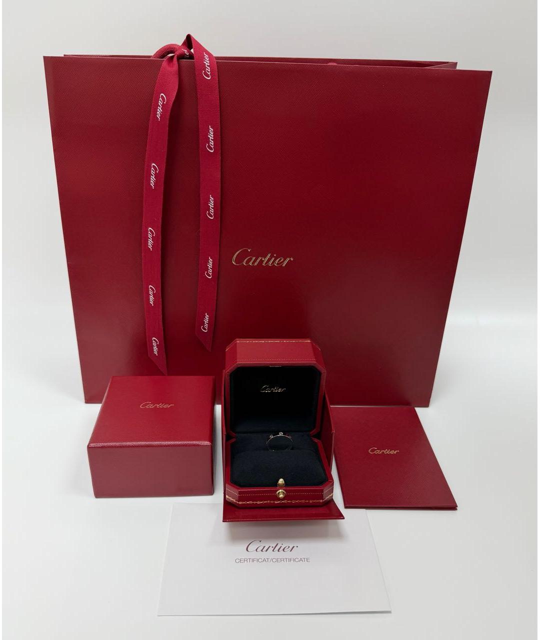 CARTIER Серебряное кольцо из белого золота, фото 2