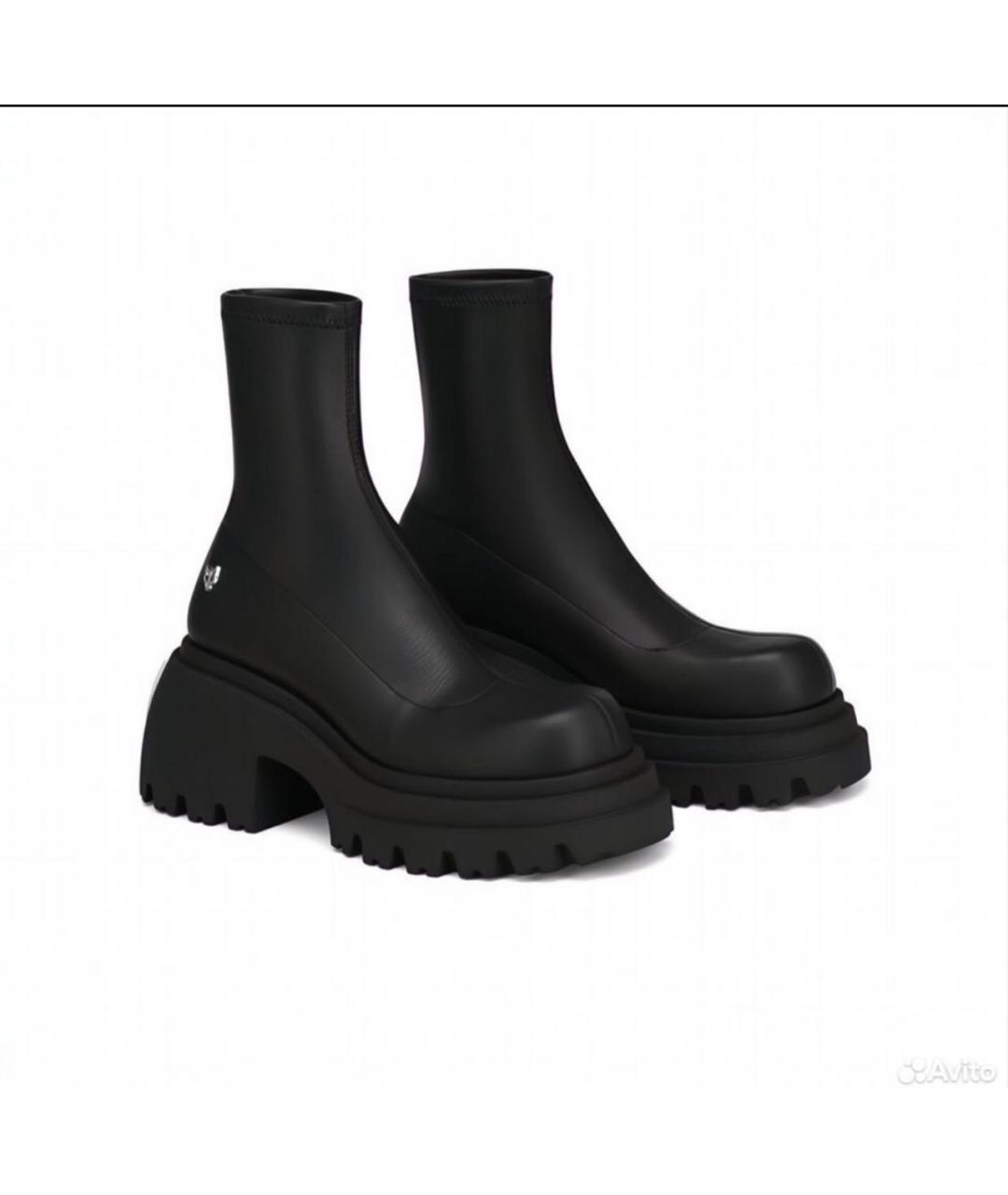 NAKED WOLF Черные кожаные ботинки, фото 6