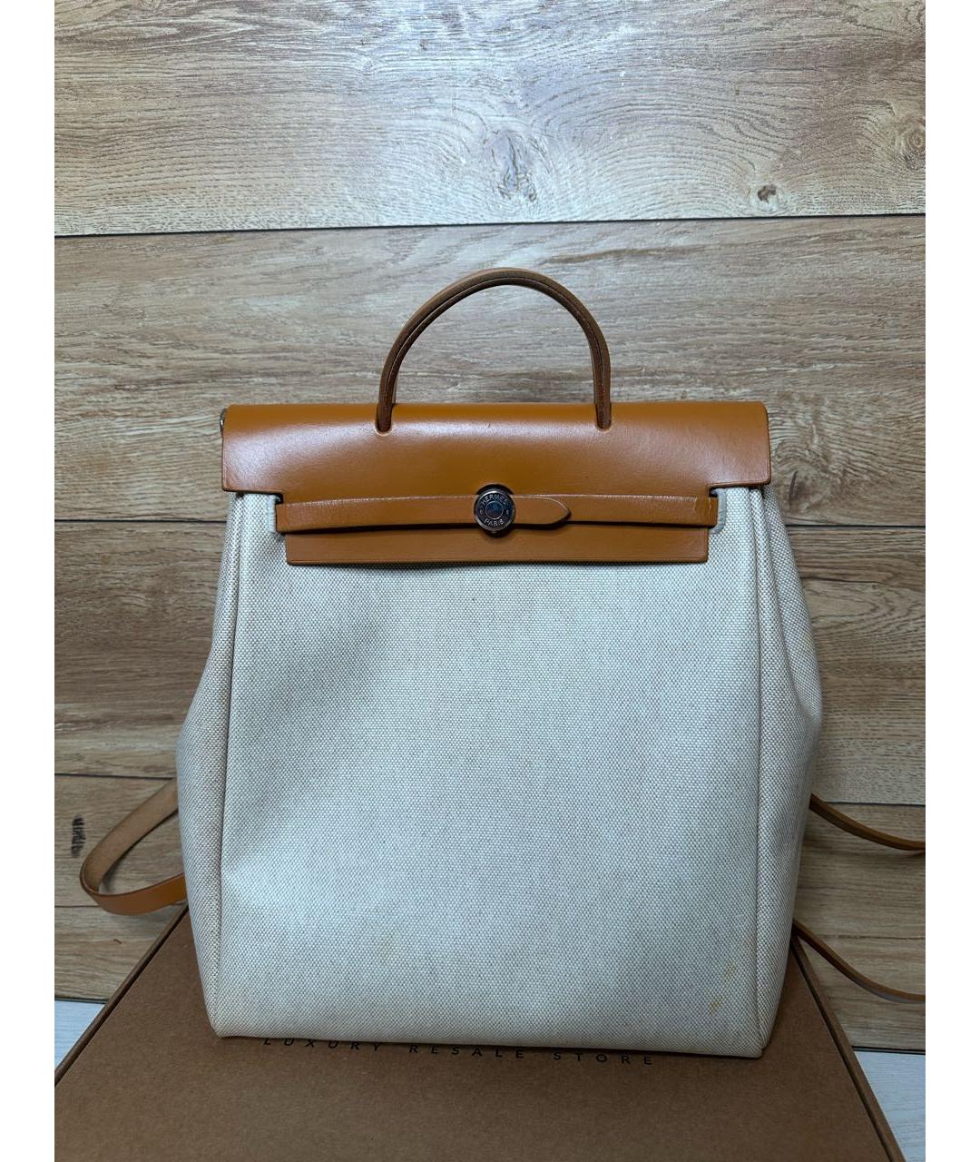 HERMES Мульти тканевый рюкзак, фото 9