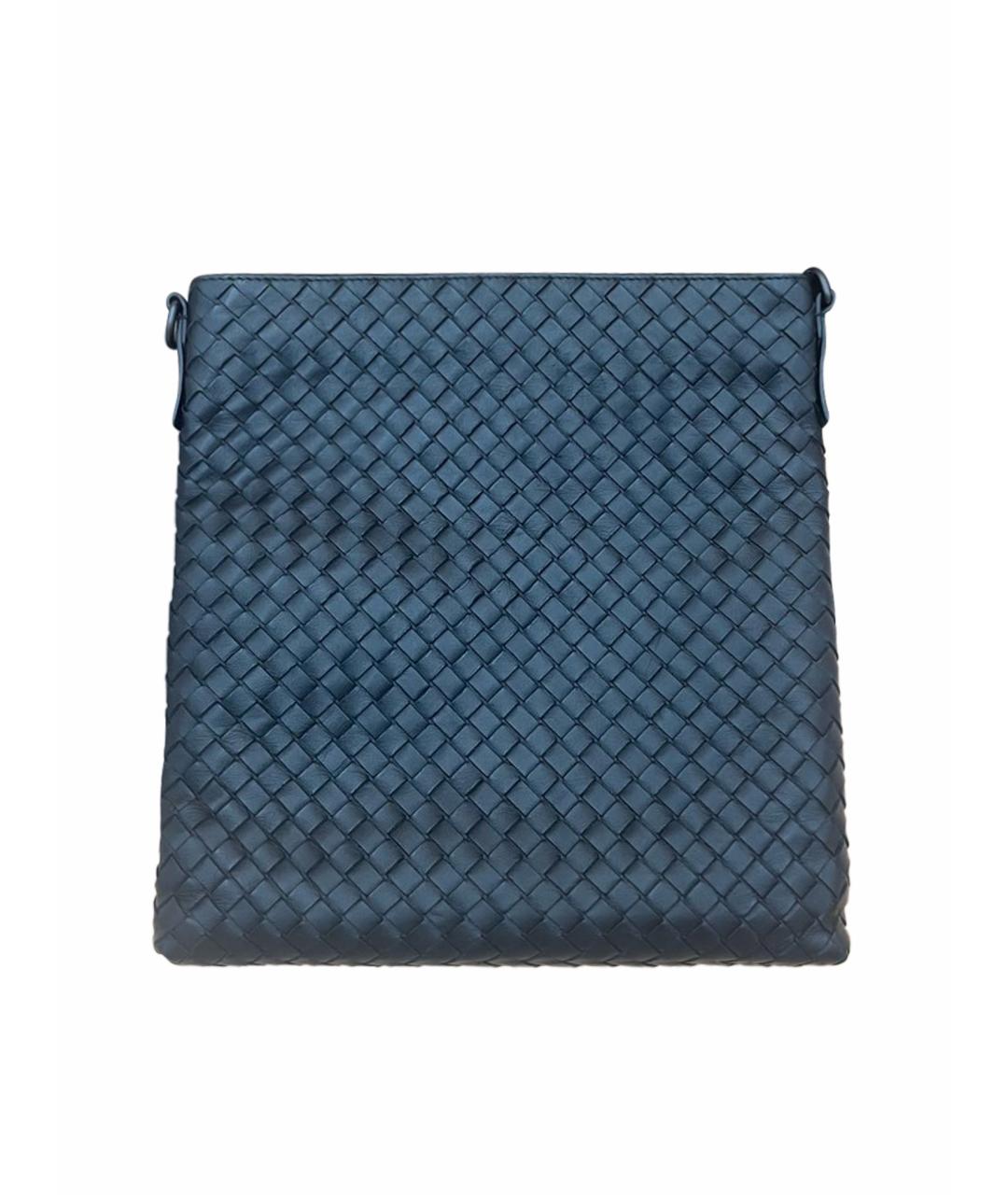 BOTTEGA VENETA Черная кожаная сумка на плечо, фото 1