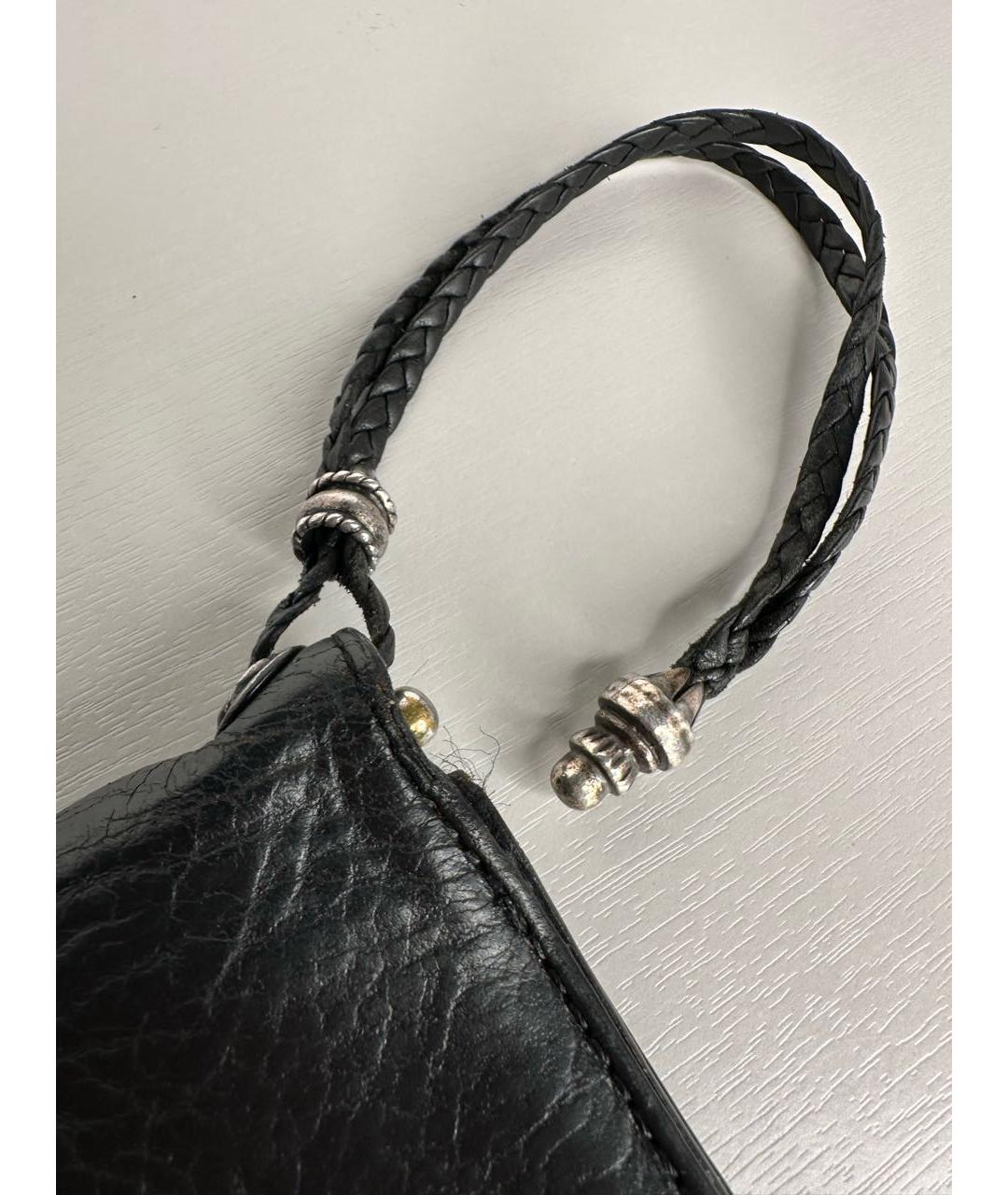 CHROME HEARTS Черный кожаный кошелек, фото 6