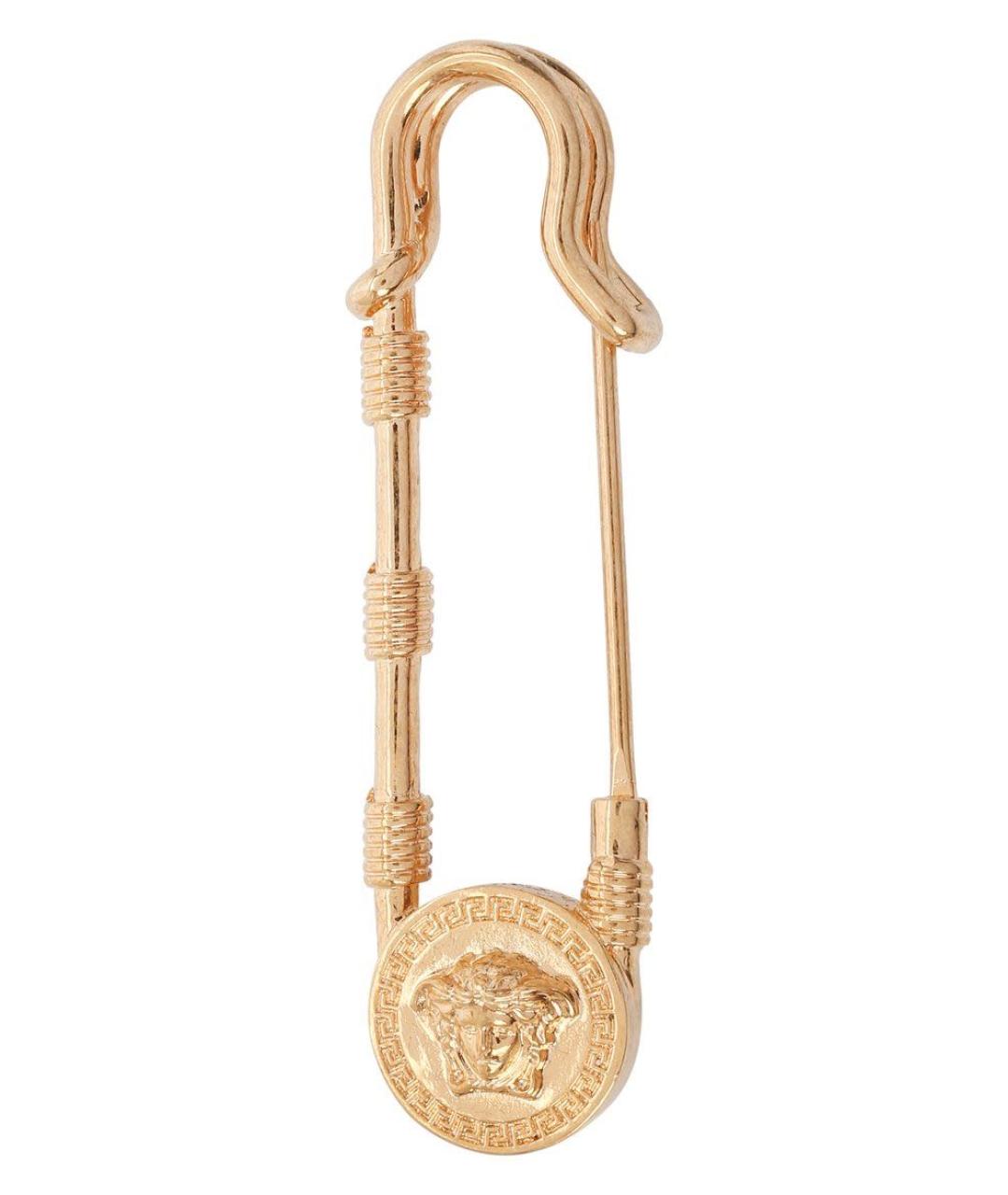 VERSACE Золотая латунная булавка / брошь, фото 4