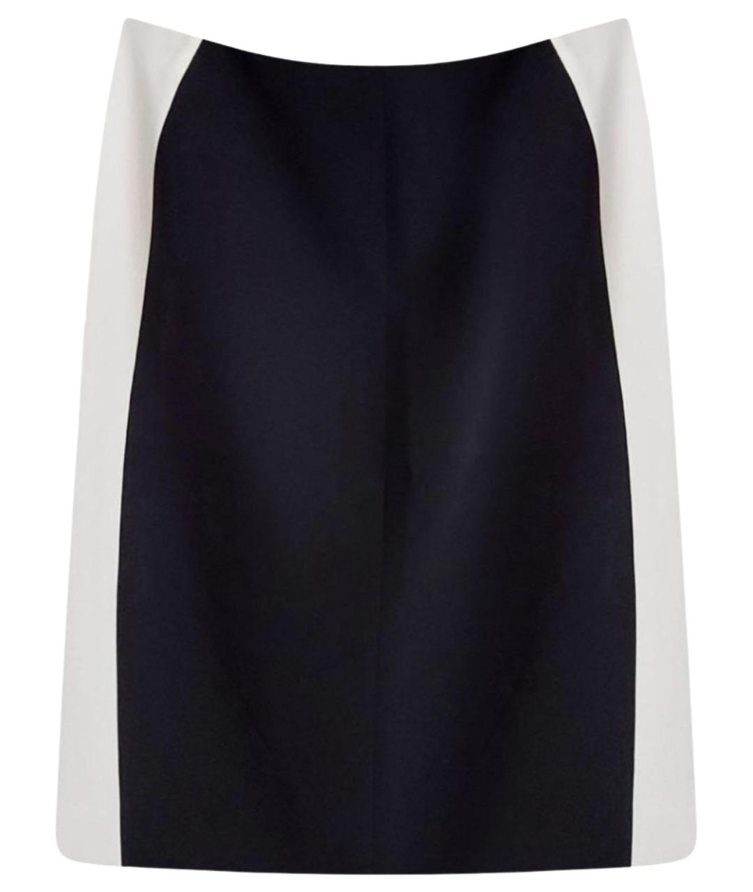 DIANE VON FURSTENBERG Черная полиэстеровая юбка миди, фото 1