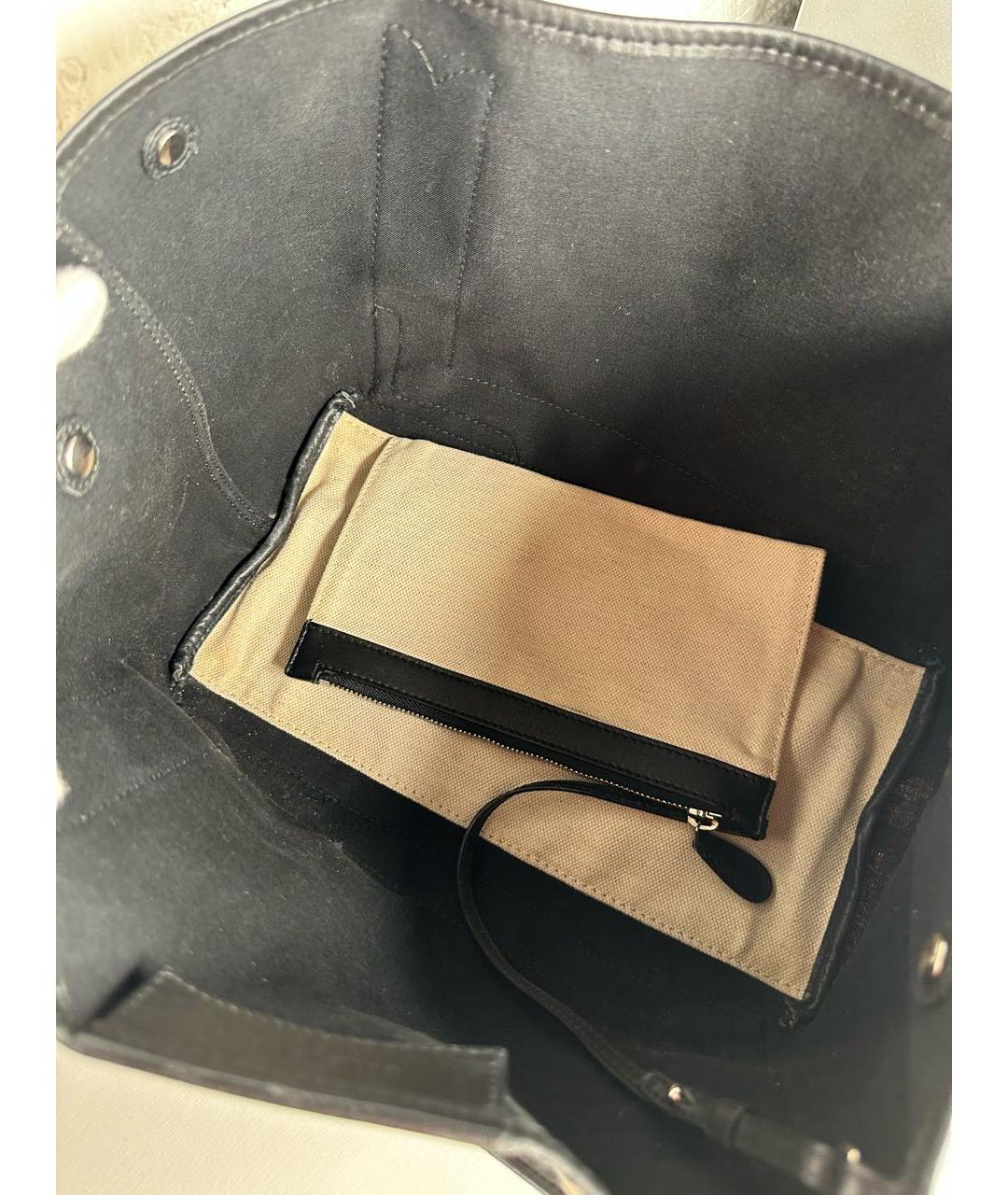 BALENCIAGA Бежевая тканевая сумка тоут, фото 5