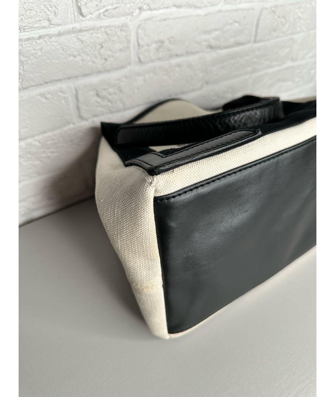 BALENCIAGA Бежевая тканевая сумка тоут, фото 8