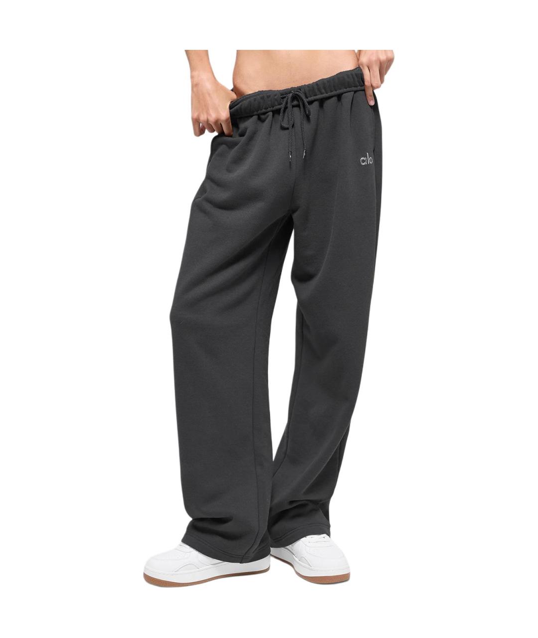 ALO YOGA Антрацитовые спортивные брюки и шорты, фото 4