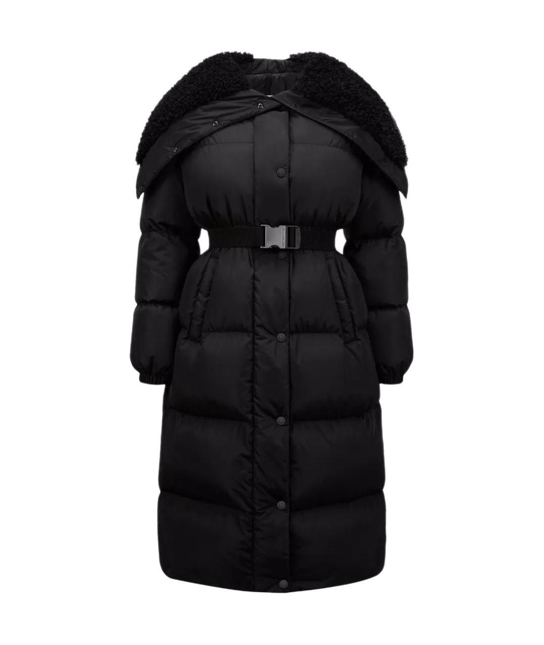 MONCLER Черный пуховик, фото 1