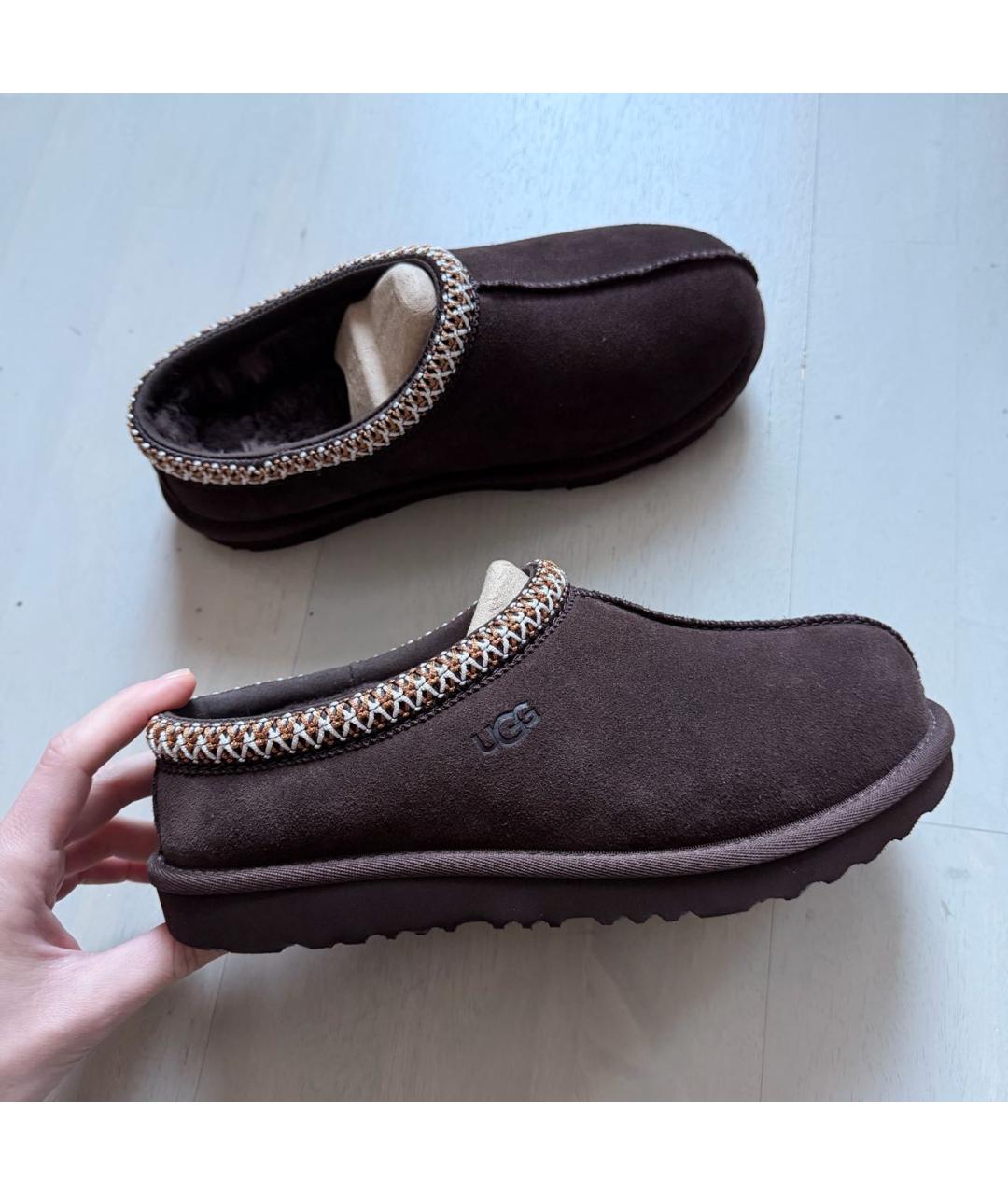 UGG AUSTRALIA Коричневые замшевые мюли, фото 3