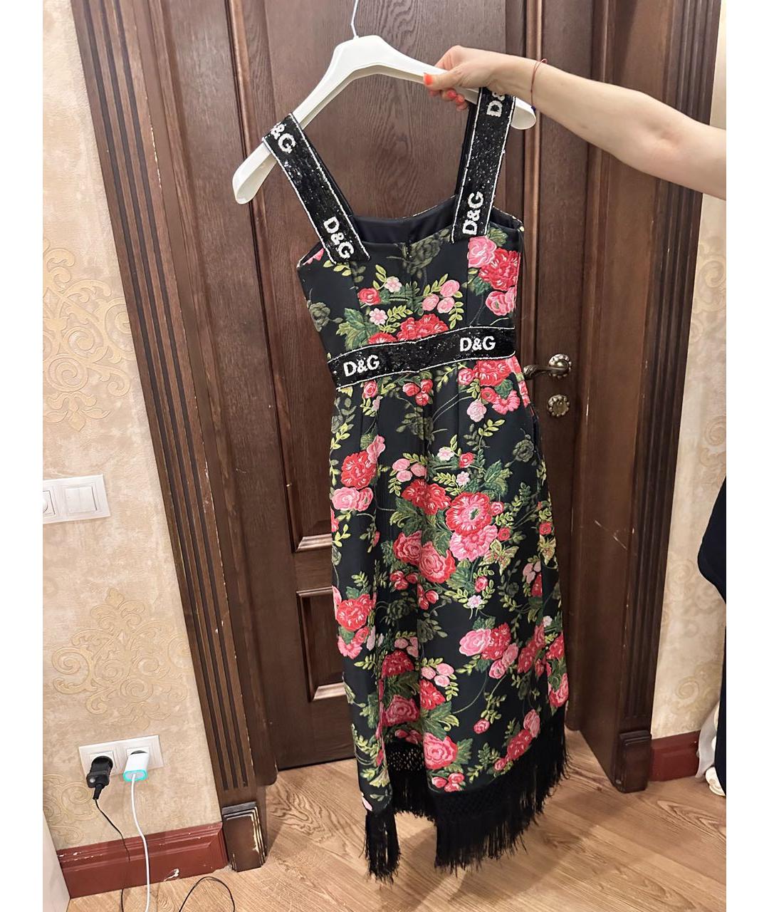 DOLCE&GABBANA Мульти твидовый комбинезон, фото 2