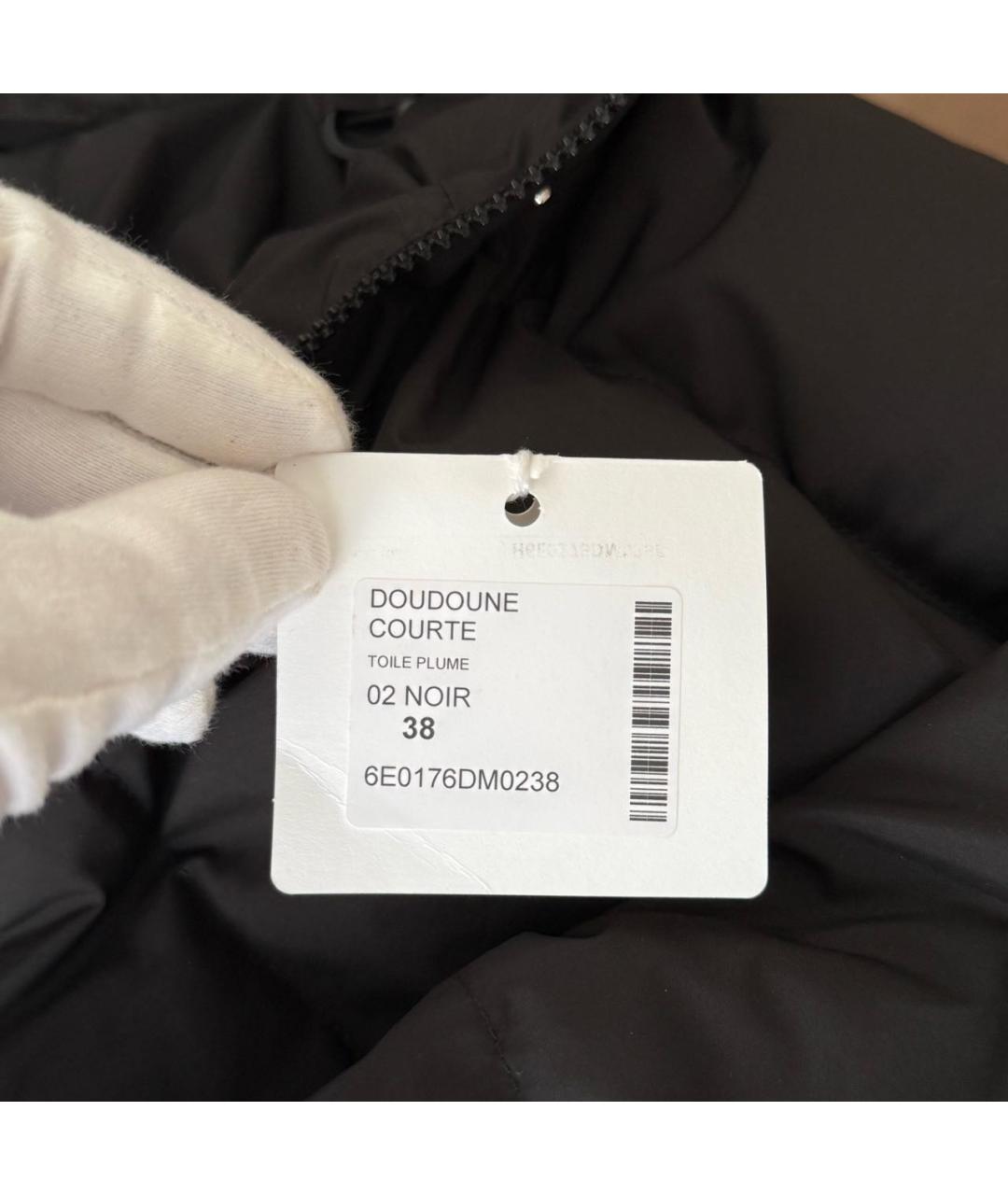 HERMES Черный пуховик, фото 4