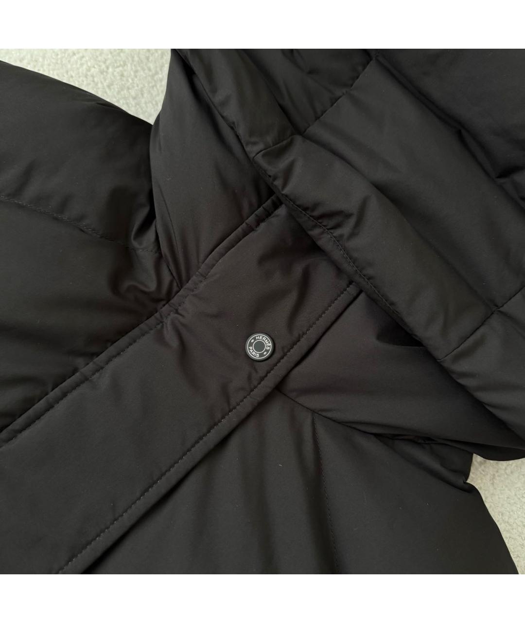 HERMES Черный пуховик, фото 3