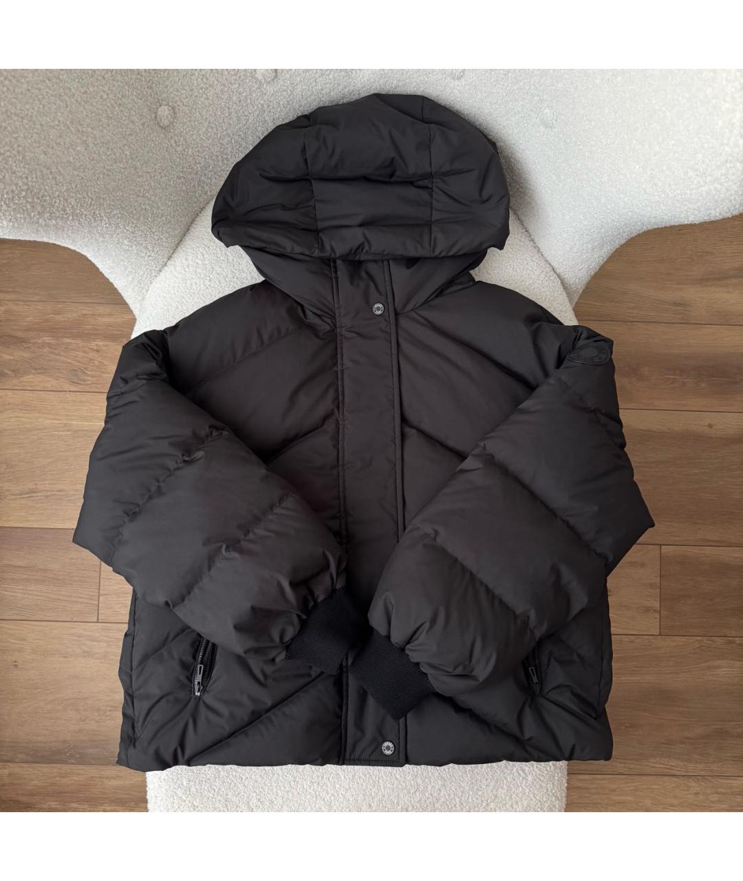 HERMES Черный пуховик, фото 2