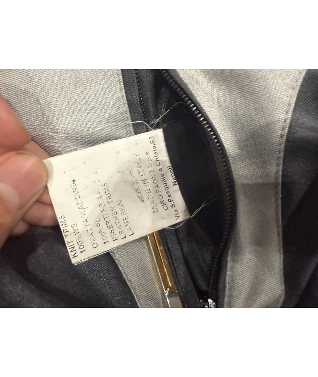 KITON Серая хлопковая куртка, фото 6