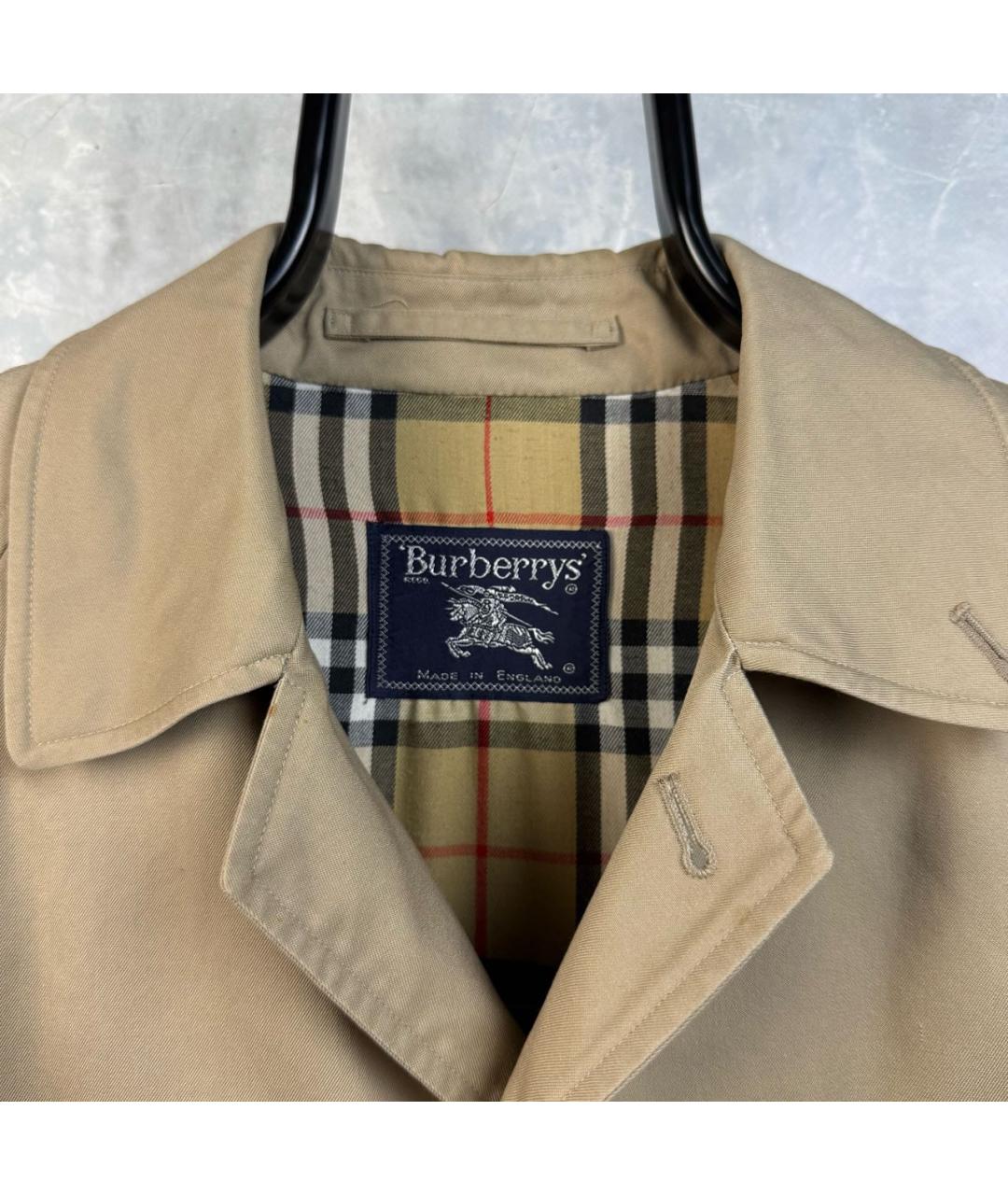 BURBERRY Бежевый тренч / плащ, фото 6