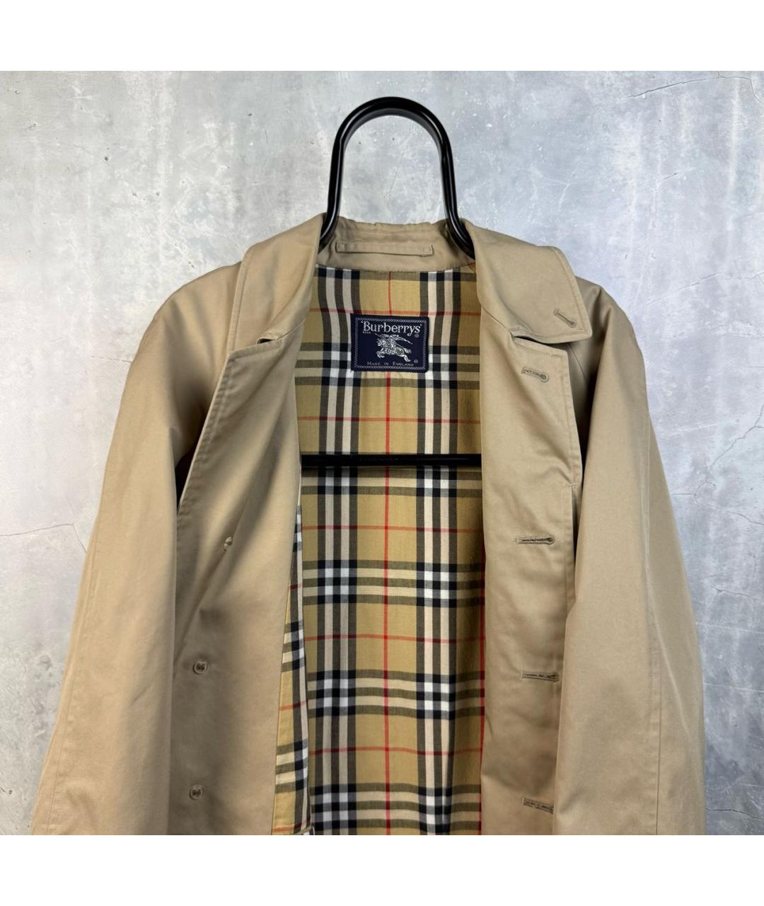 BURBERRY Бежевый тренч / плащ, фото 2