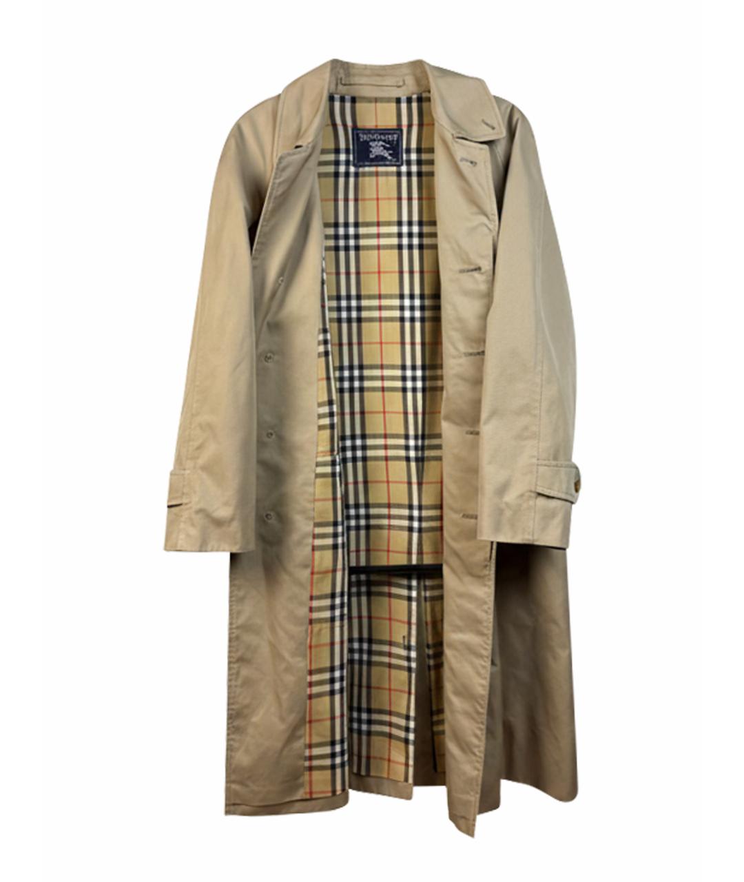 BURBERRY Бежевый тренч / плащ, фото 1