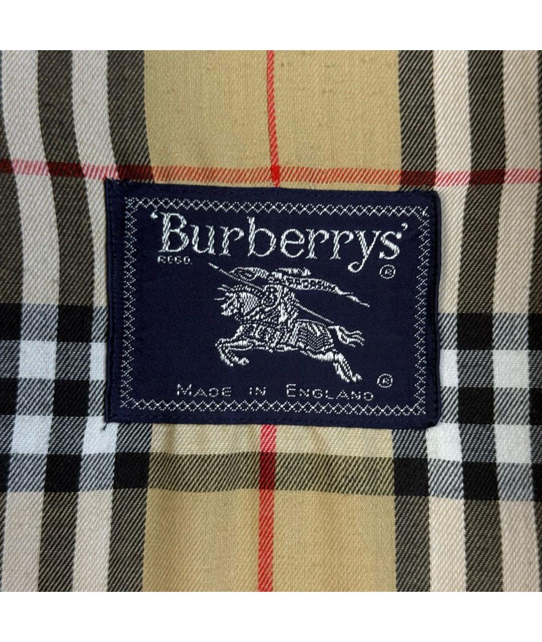 BURBERRY Бежевый тренч / плащ, фото 3