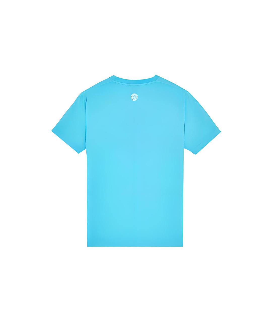 STONE ISLAND Синяя футболка, фото 2