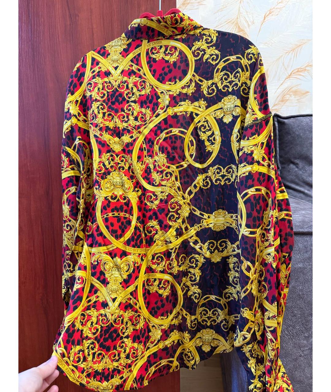 VERSACE JEANS COUTURE Мульти полиэстеровая блузы, фото 3