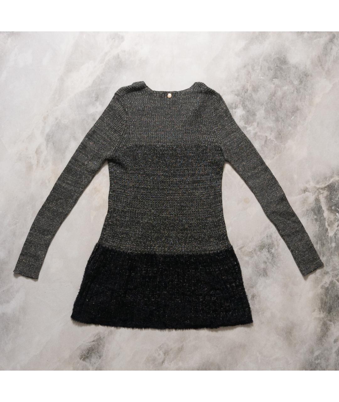 LIU JO Серое коктейльное платье, фото 2