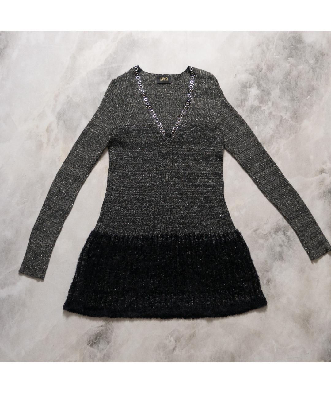 LIU JO Серое коктейльное платье, фото 9