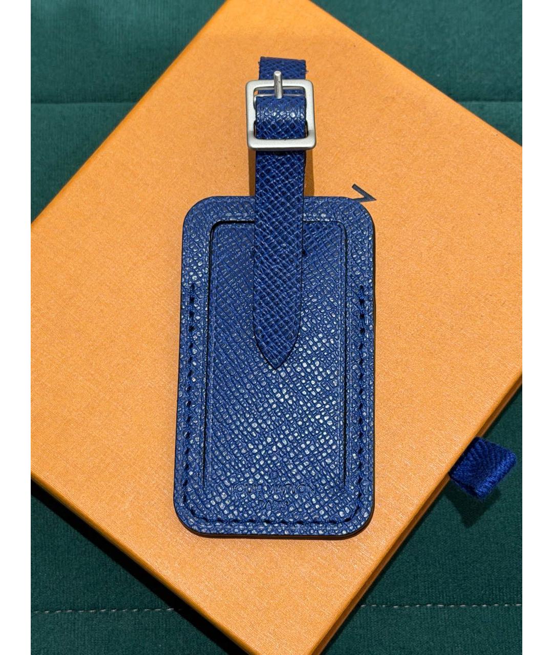 LOUIS VUITTON Синий брелок, фото 5