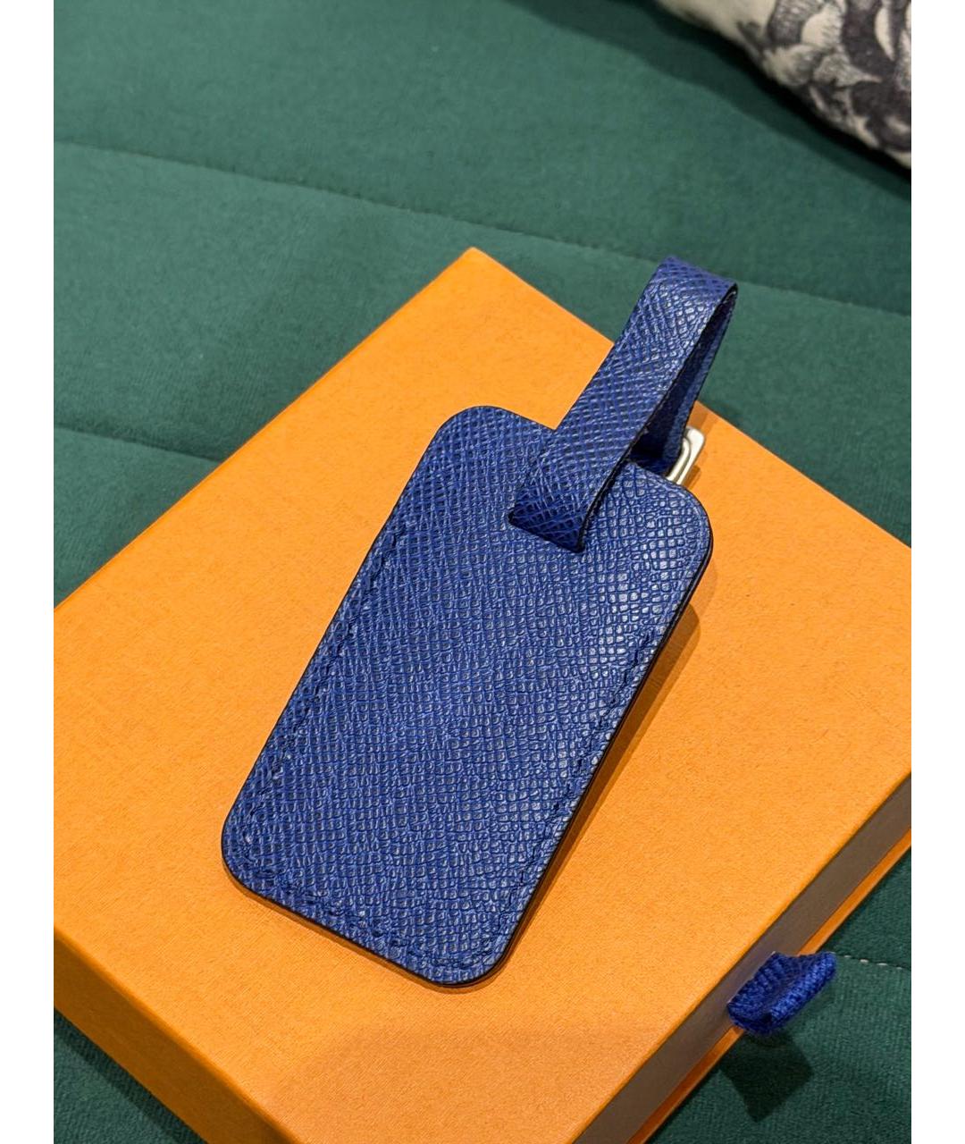 LOUIS VUITTON Синий брелок, фото 2