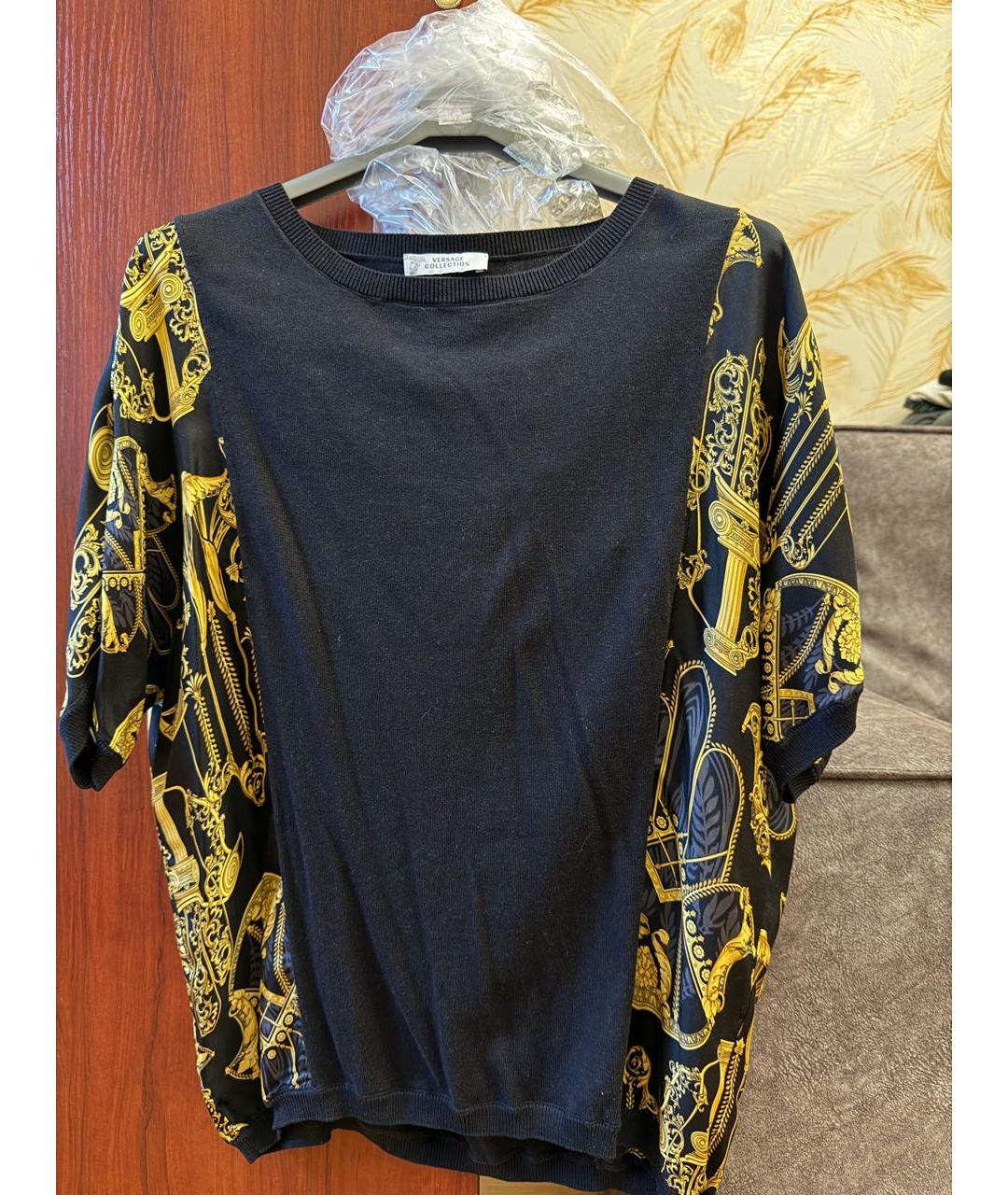 VERSACE COLLECTION Черная футболка, фото 6