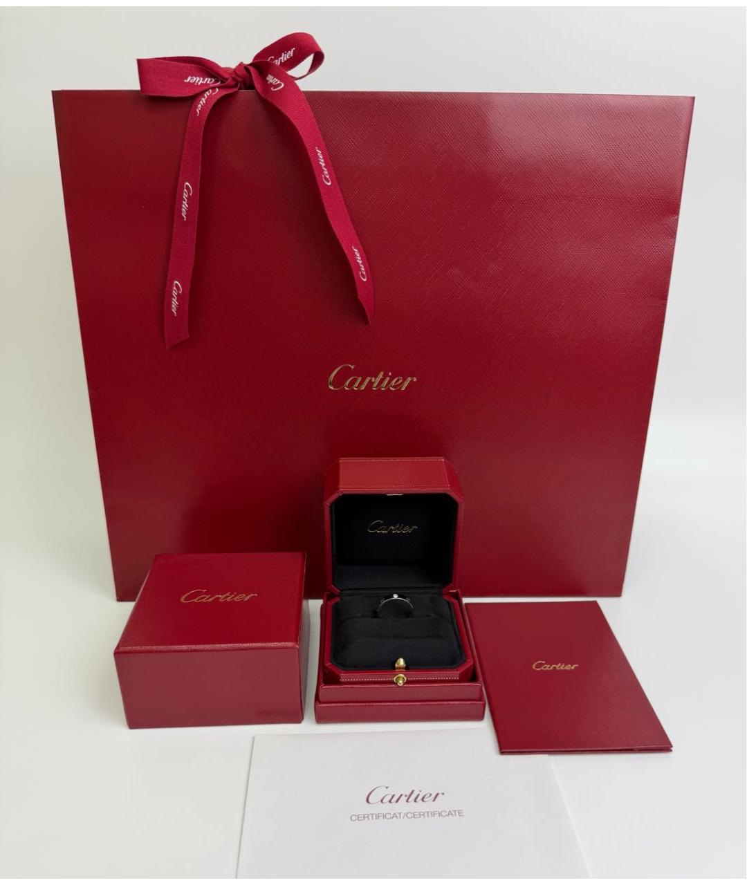 CARTIER Серебряное кольцо из белого золота, фото 2