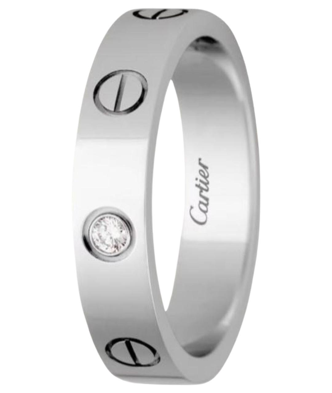 CARTIER Серебряное кольцо из белого золота, фото 1