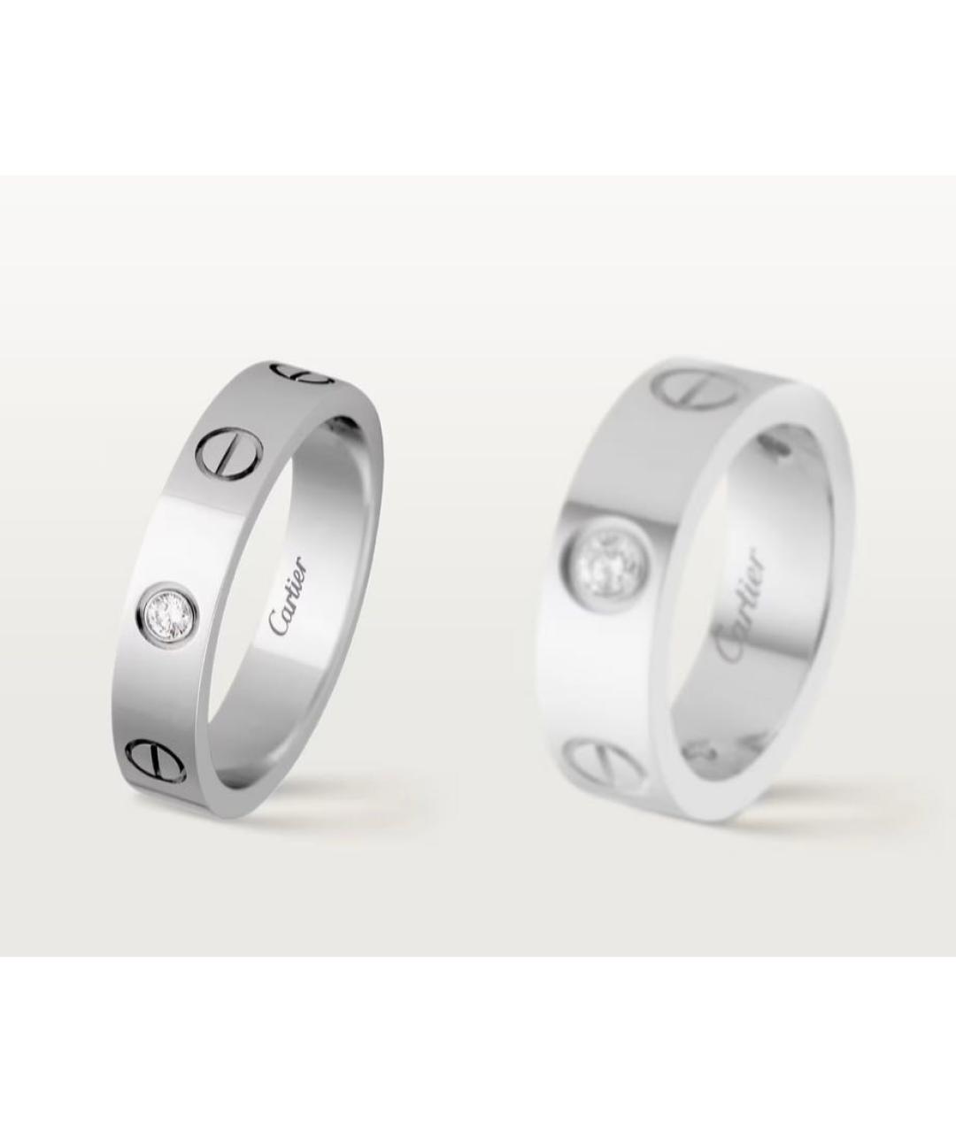 CARTIER Серебряное кольцо из белого золота, фото 6