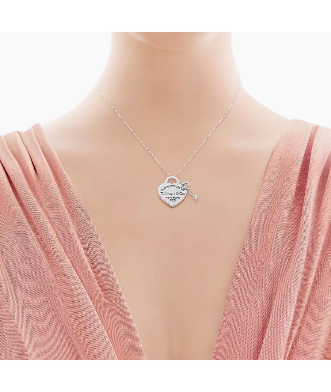 TIFFANY&CO Серебряная серебряная подвеска, фото 2