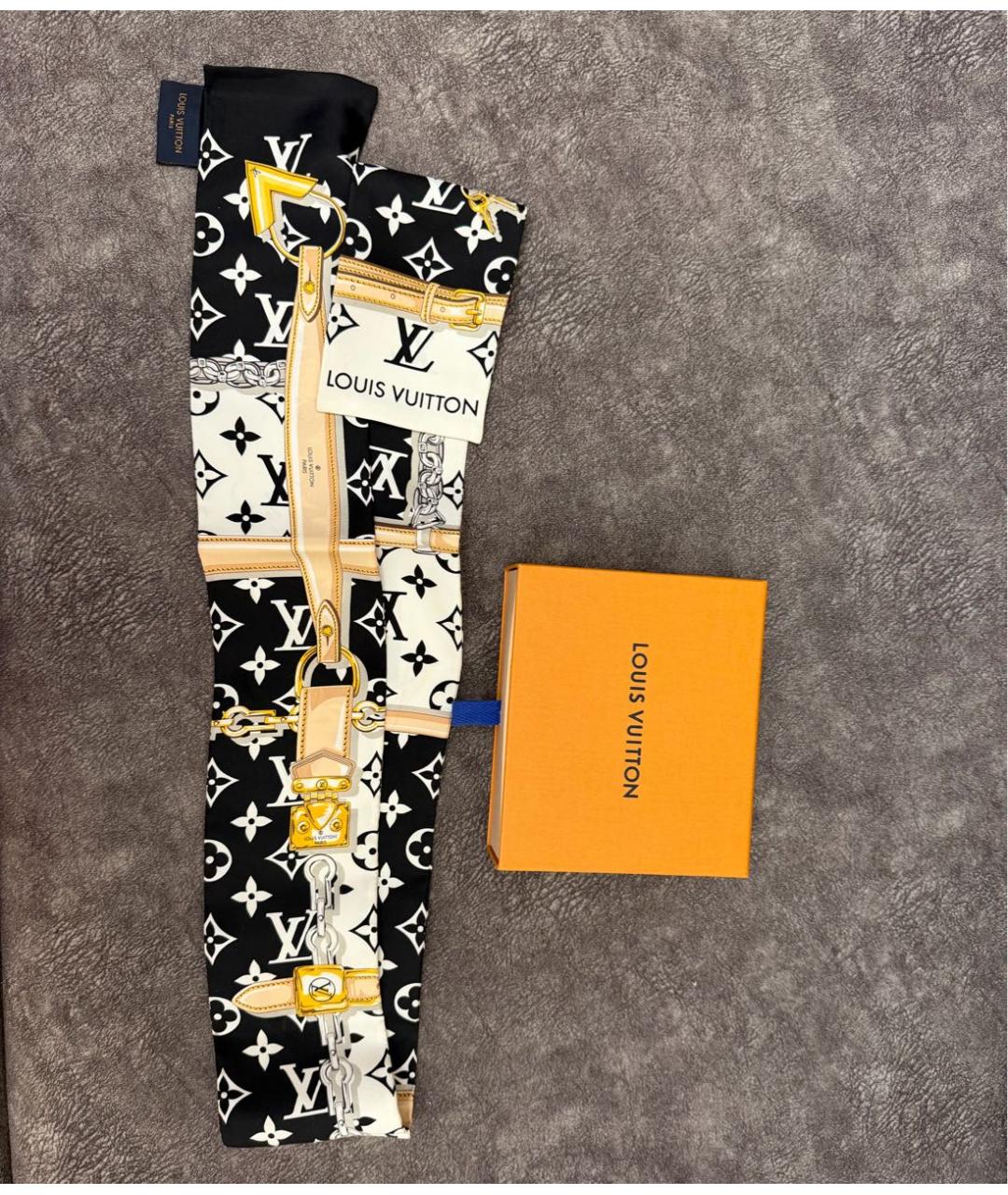LOUIS VUITTON Мульти шелковый платок, фото 4