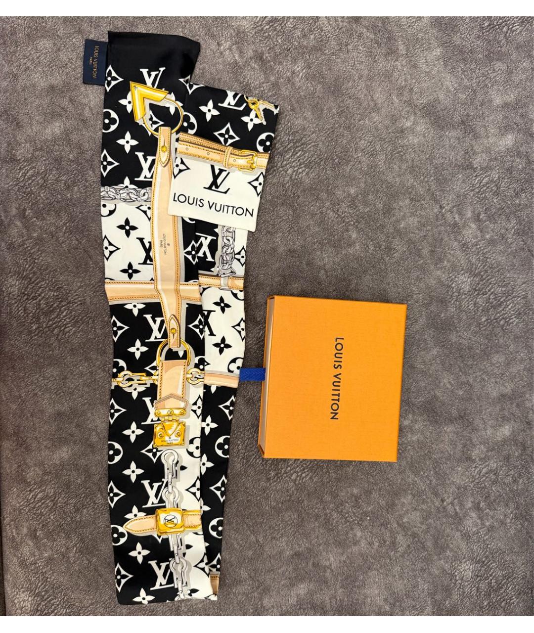 LOUIS VUITTON Мульти шелковый платок, фото 2