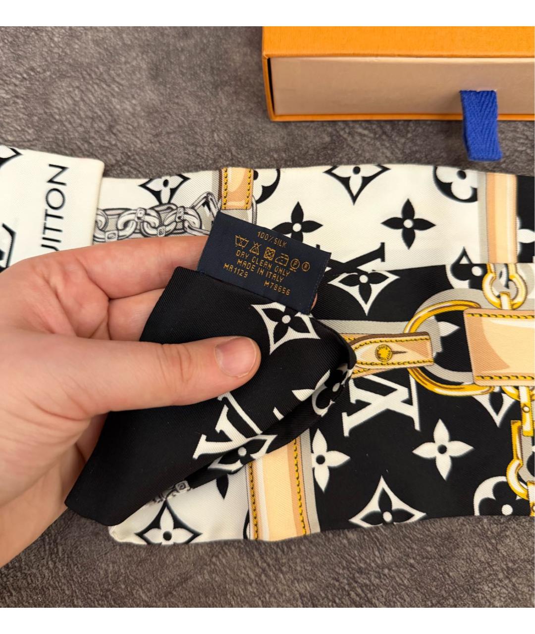 LOUIS VUITTON Мульти шелковый платок, фото 3
